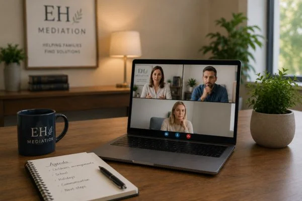 child access mediation Burnley online meeting.
